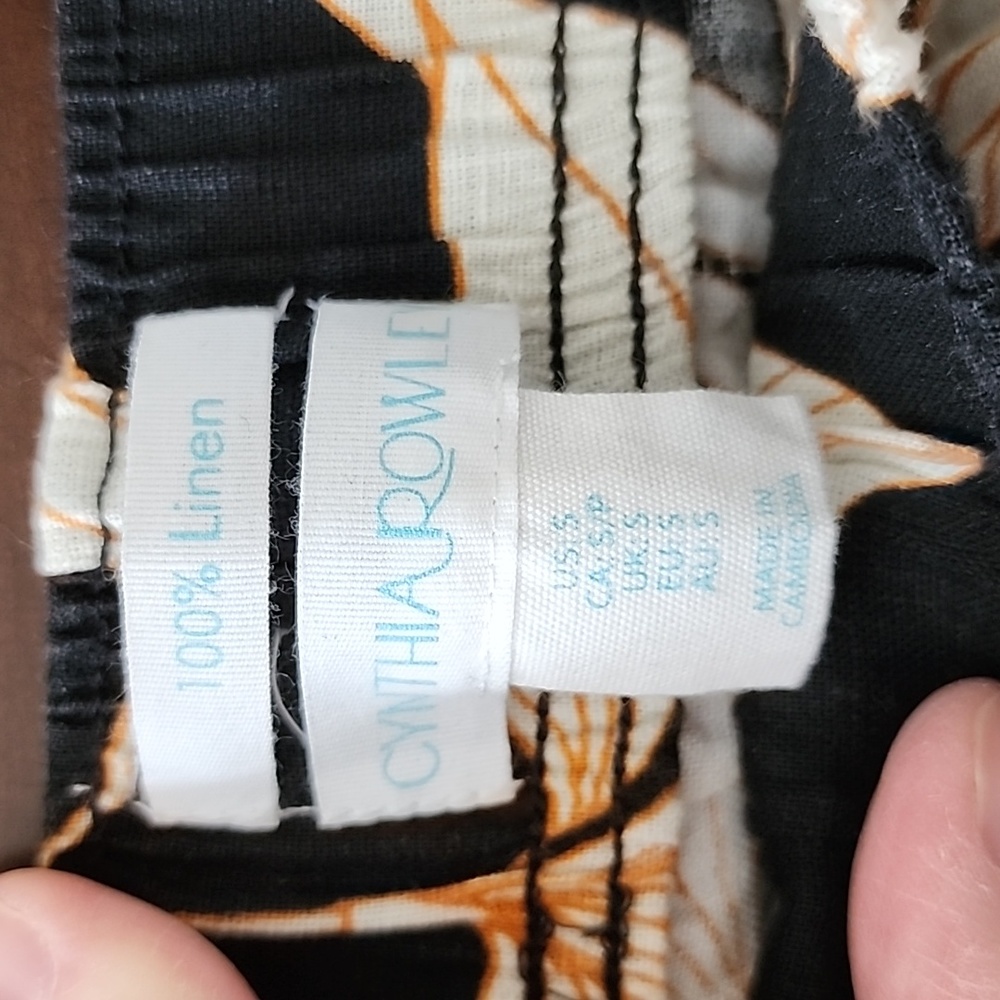 Cynthia Rowley linen pants - Picture 2 of 3
